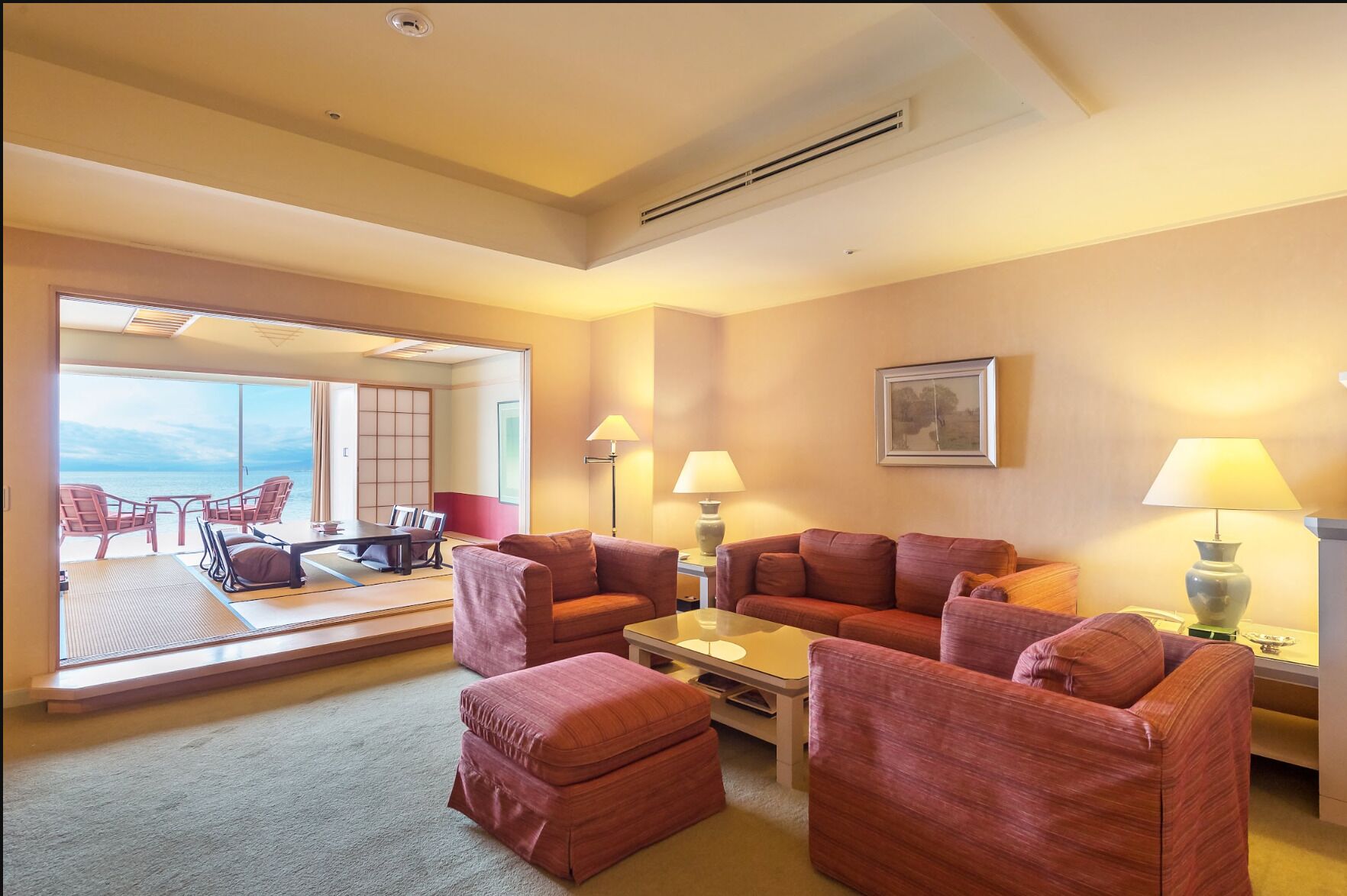 Family Quadruple Room, Balcony, Ocean View | 1 bedroom, down duvets, in-room safe, blackout curtains