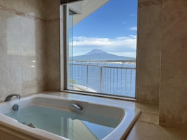 Bañera y ducha independientes, bañera profunda