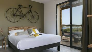 Vue sur la plage ou l’océan