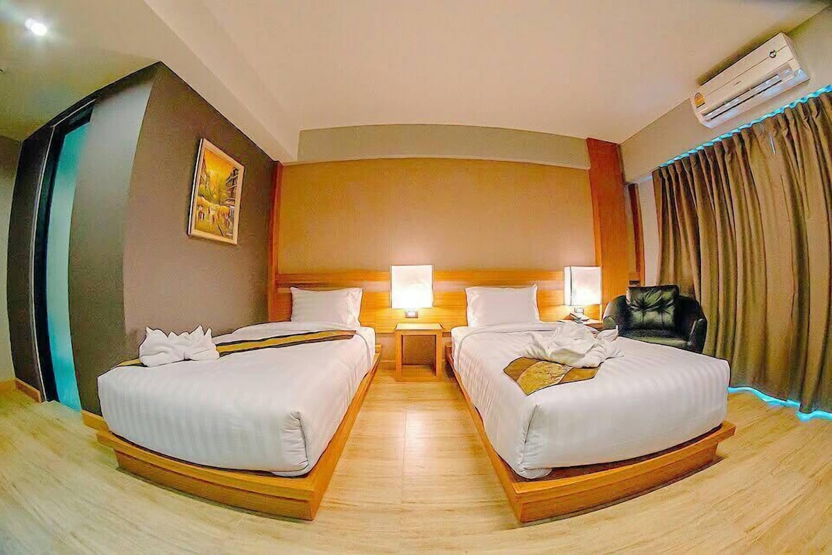 Deluxe Twin kamer | Een minibar, gratis wifi, rolstoeltoegankelijk