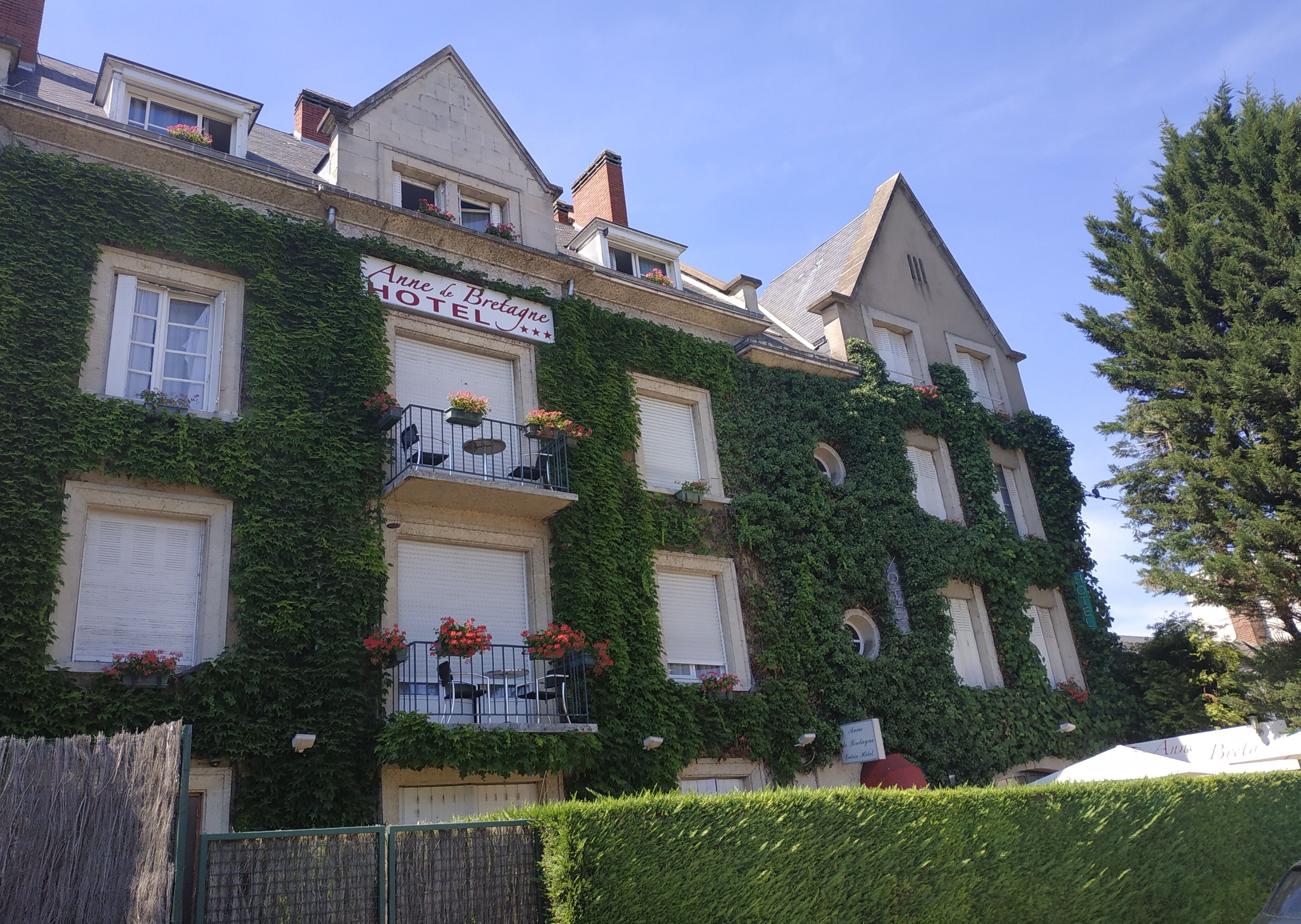 Façade de l’hébergement
