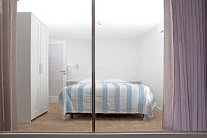 Soundproofing, iron/ironing board, free cribs/infant beds, free WiFi