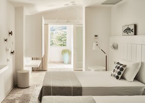 Luxury Villa, 4 Bedrooms, Private Pool, Sea View | Premium bedding, minibar, in-room safe, desk - Falkensteiner Resort Capo Boi (Villasimius)