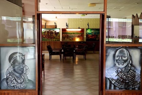 Interior entrance. The Equator Hotel