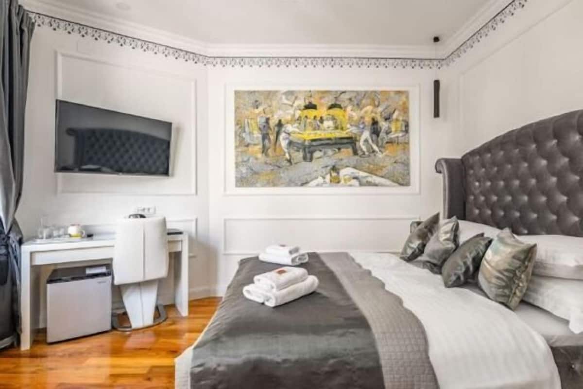 1 slaapkamer, lakens van Egyptisch katoen, luxe beddengoed