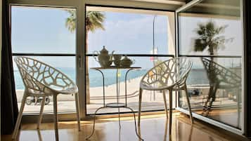 Luxury Room - sea view & loggia | View from room