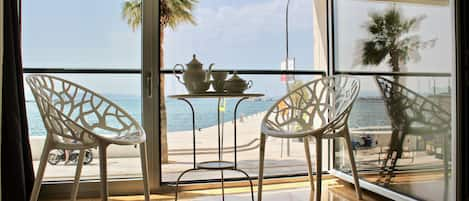 Luxury Room - sea view & loggia | View from room