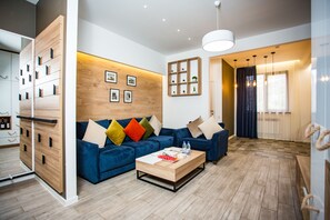 Deluxe Apartment, 2 Bedrooms | Living area - Tezh Ler Resort (Shahumyan)