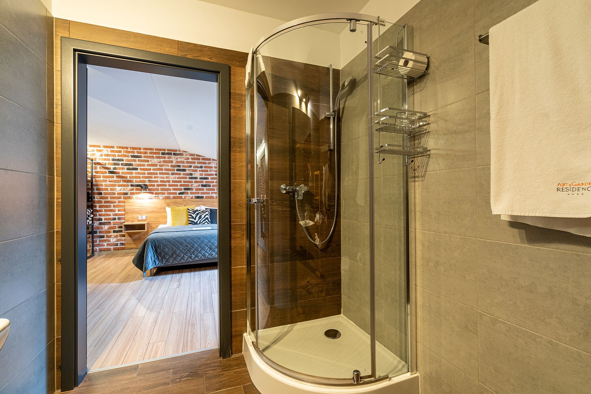 junior double or twin room | bathroom | shower, designer toiletries, hair dryer, towels