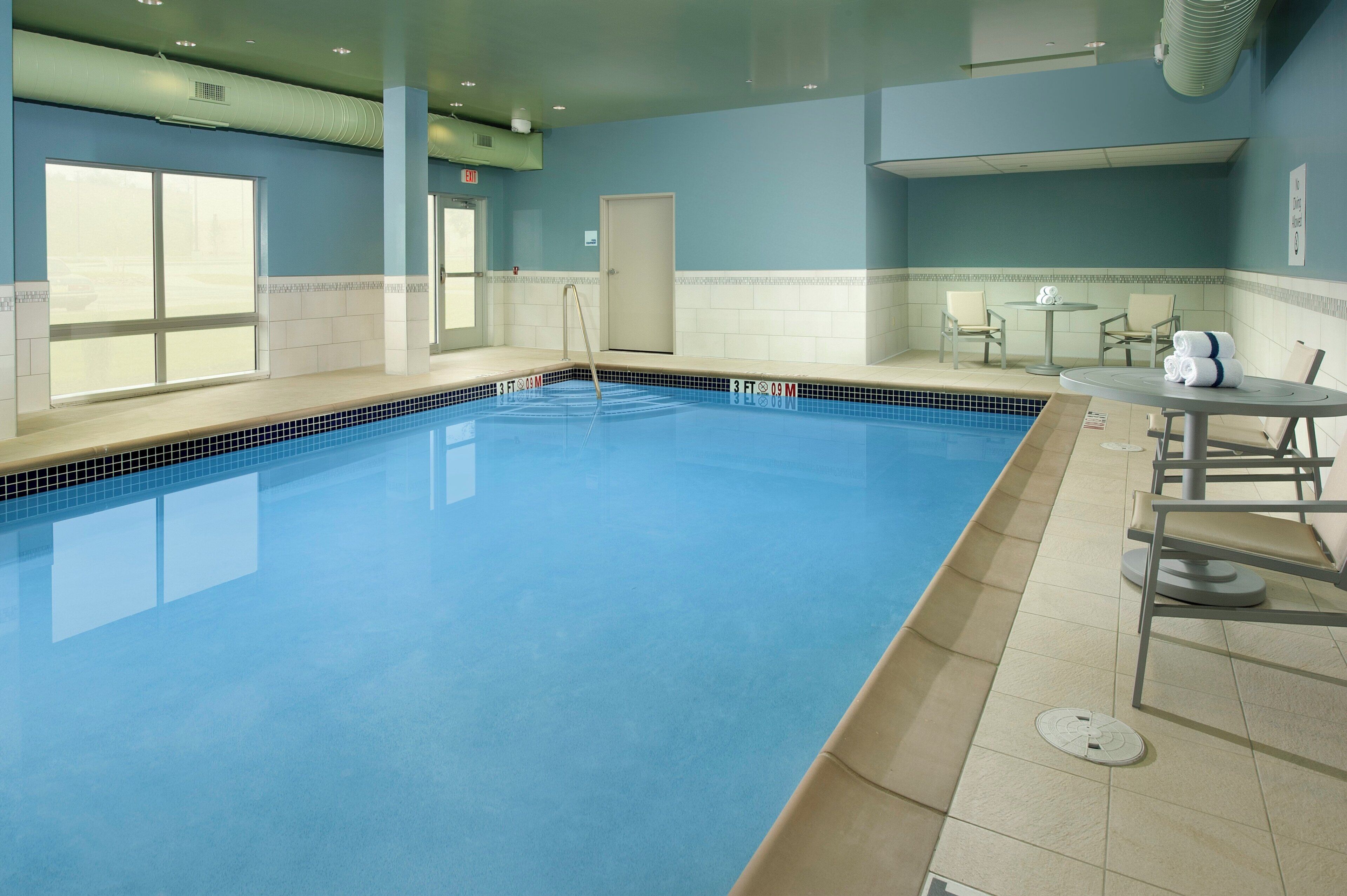 Una piscina techada
