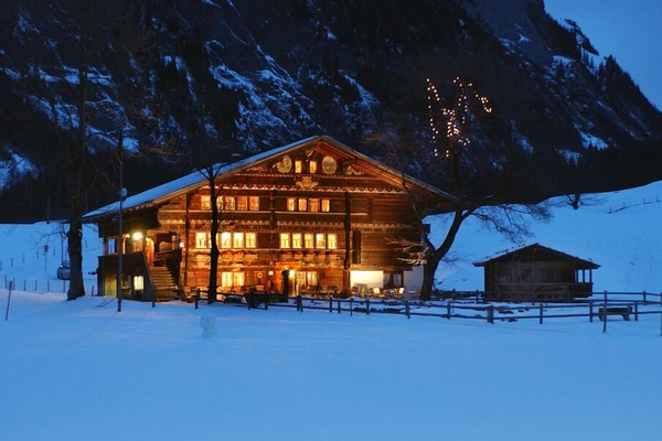 Front of property - evening/night