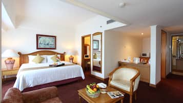 1 bilik tidur, peralatan tempat tidur premium, bar mini percuma