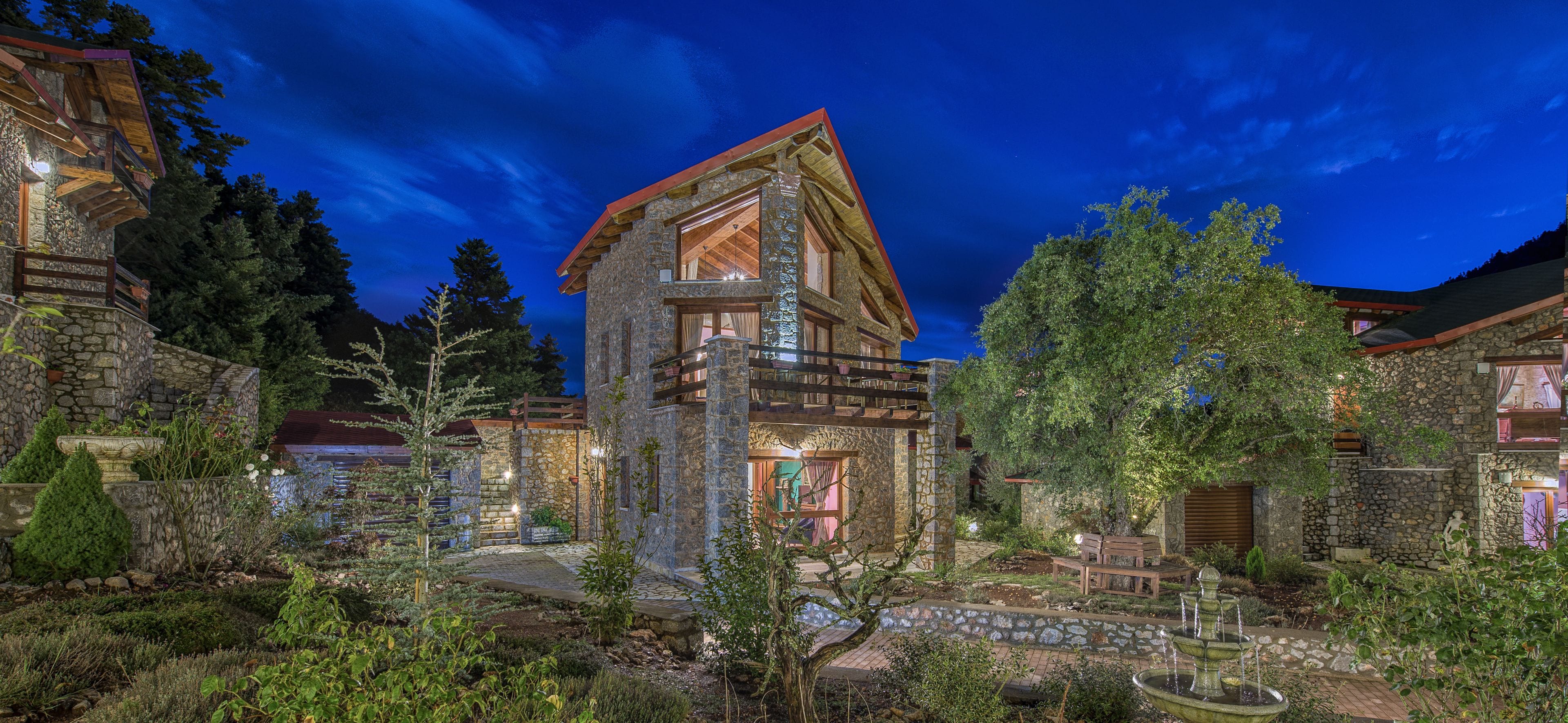 Front of property - evening/night