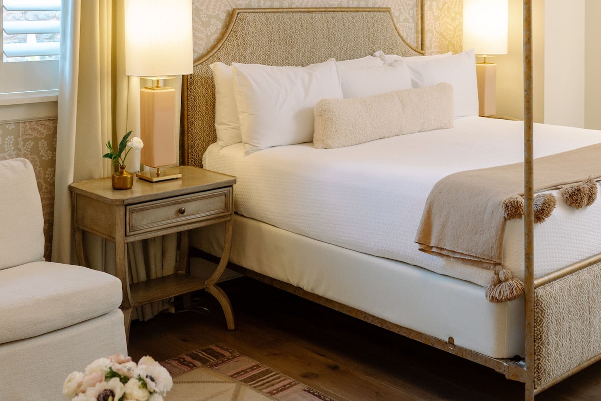 1 Schlafzimmer, italienische BettbezĂŒge von Frette