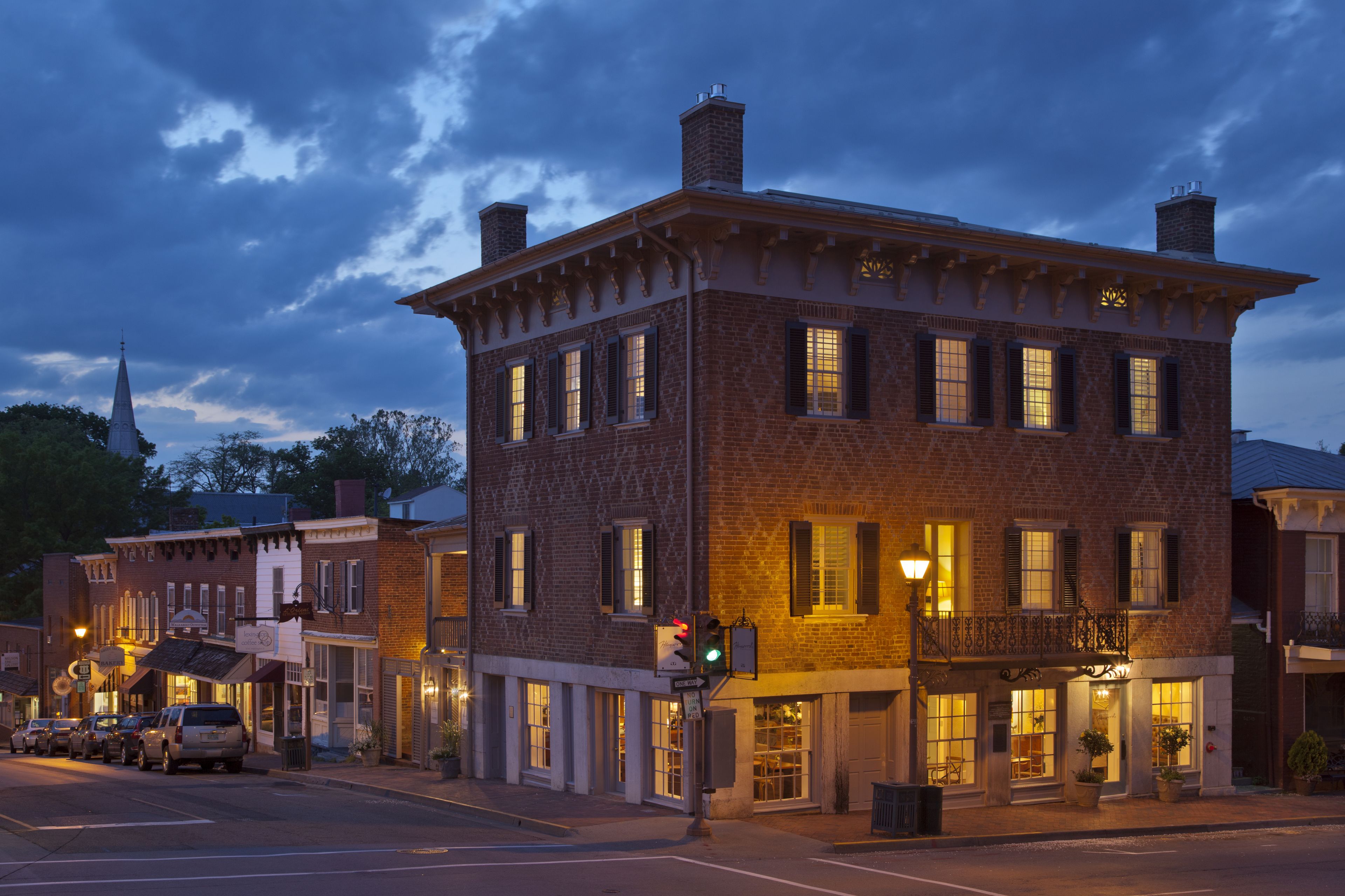 front of property – evening/night