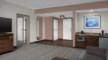 Suite, 1 King Bed, Accessible, Non Smoking (Hearing Impaired) | Minibar
