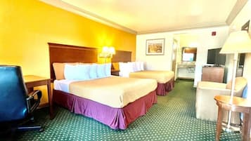 Standard Room, 2 Queen Beds | Premium bedding, down comforters, pillowtop beds, desk