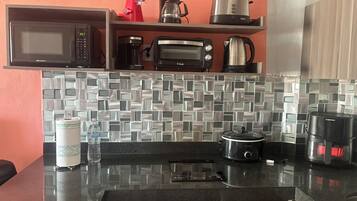 Studio Premium, balcon, vue plage | Cuisine privée