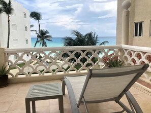 Family Apartment, Multiple Beds, Beach View | Terrace/patio - Cancun Plaza Condo Mexico (Cancun)