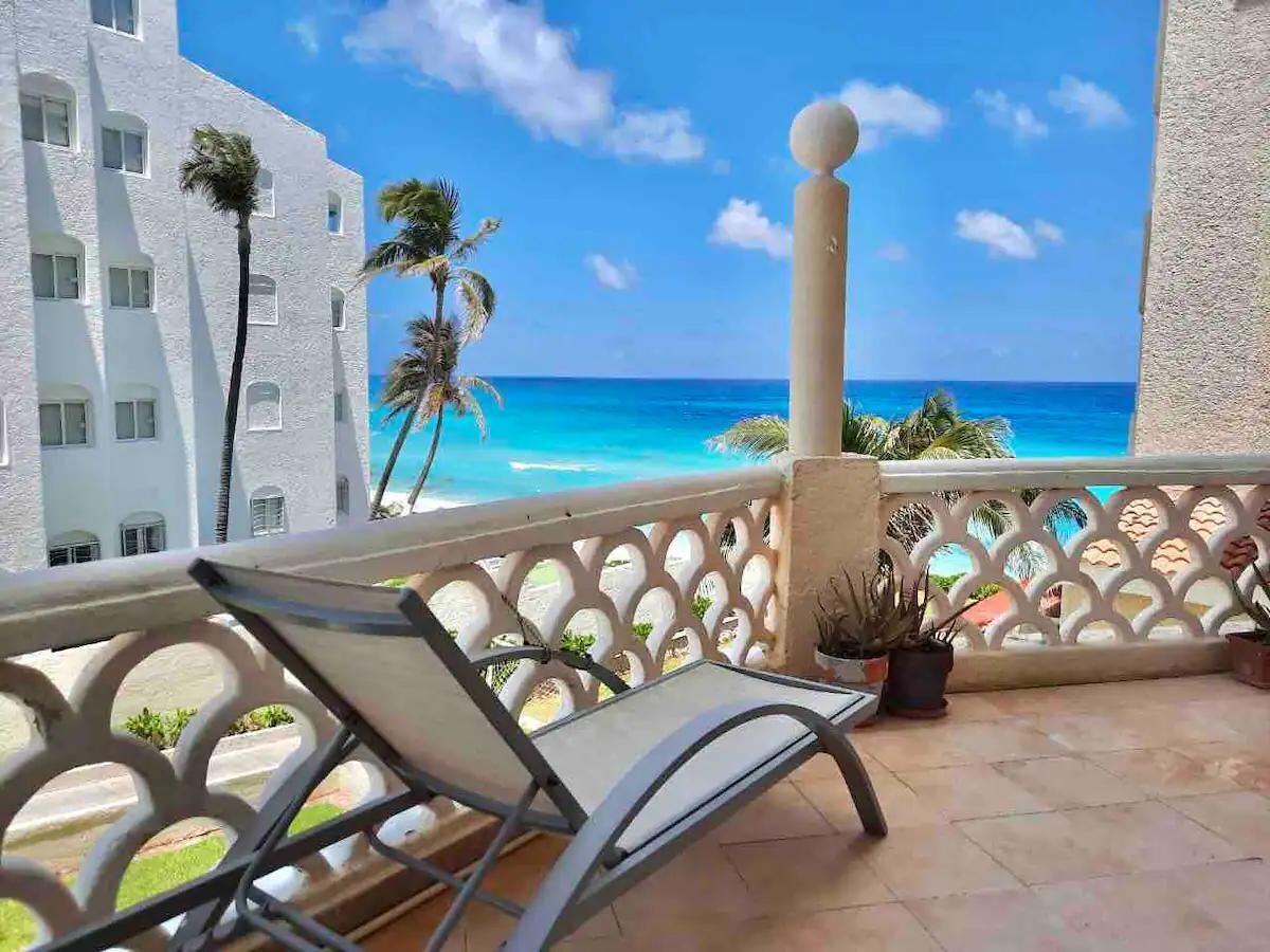 Family Apartment, Multiple Beds, Beach View | Terrace/patio
