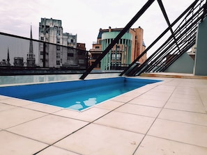 Departamento Deluxe, 1 cama matrimonial y sofá cama | Terraza o patio