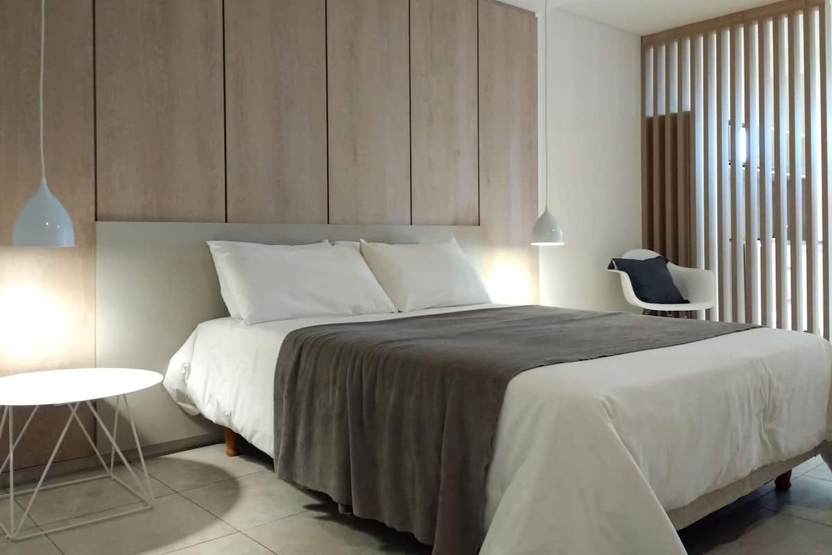 1 habitación y ropa de cama de alta calidad