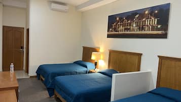 Family Room | Desk, laptop workspace, blackout curtains, soundproofing