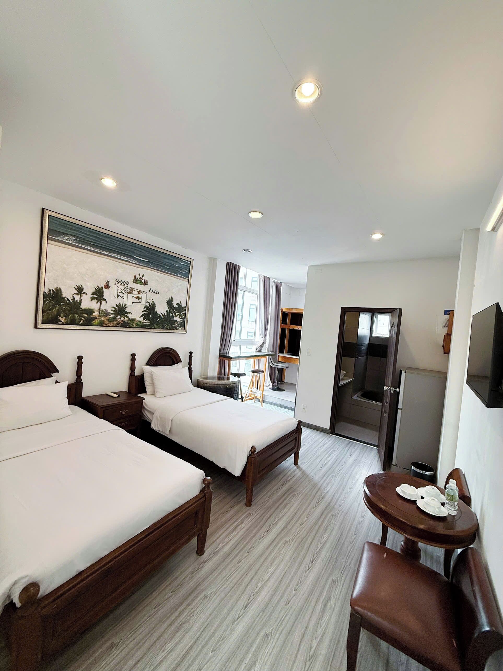 Habitación Deluxe, 2 camas individuales | Ropa de cama de alta calidad, colchones viscoelásticos, minibar