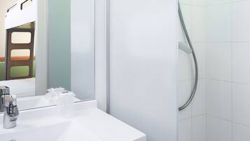 Douche, douche hydromassante, articles de toilette écologiques