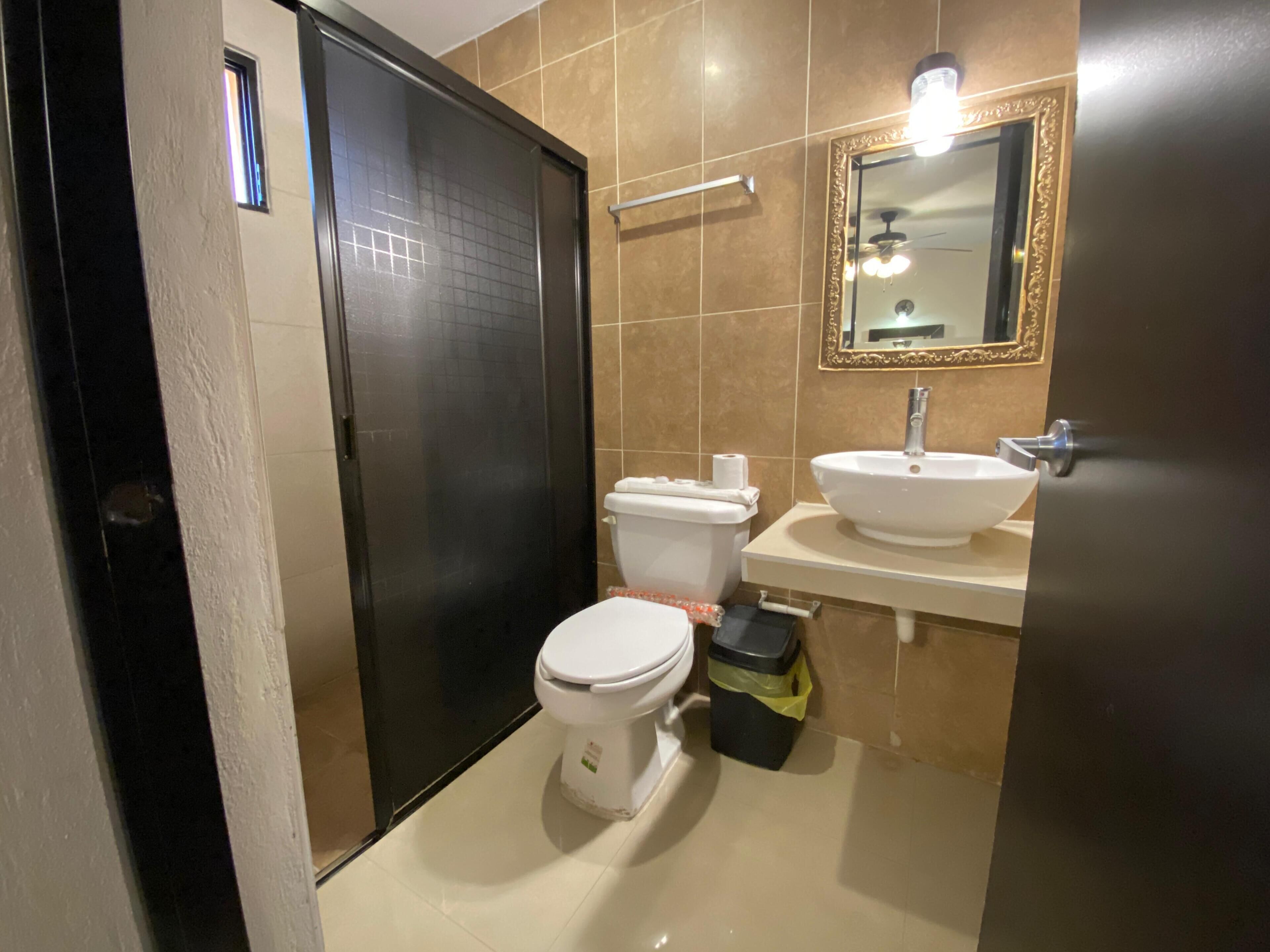 standard room, 1 double bed | bathroom | shower, free toiletries, towels