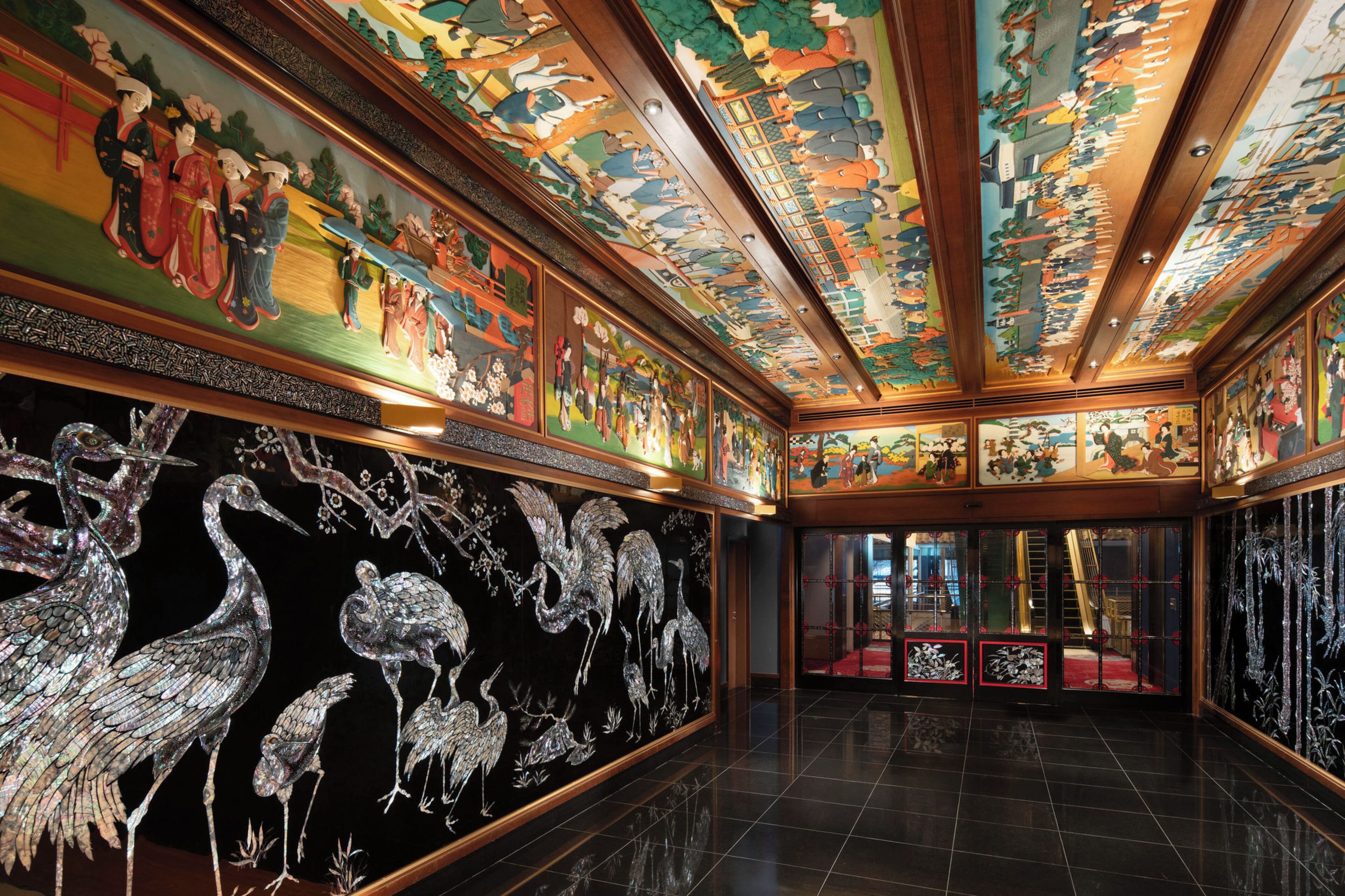 Interior entrance