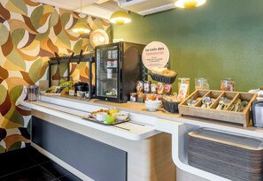 Morgenmadsbuffet hver dag mod et gebyr