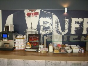 Daily buffet breakfast (EUR 10 per person)