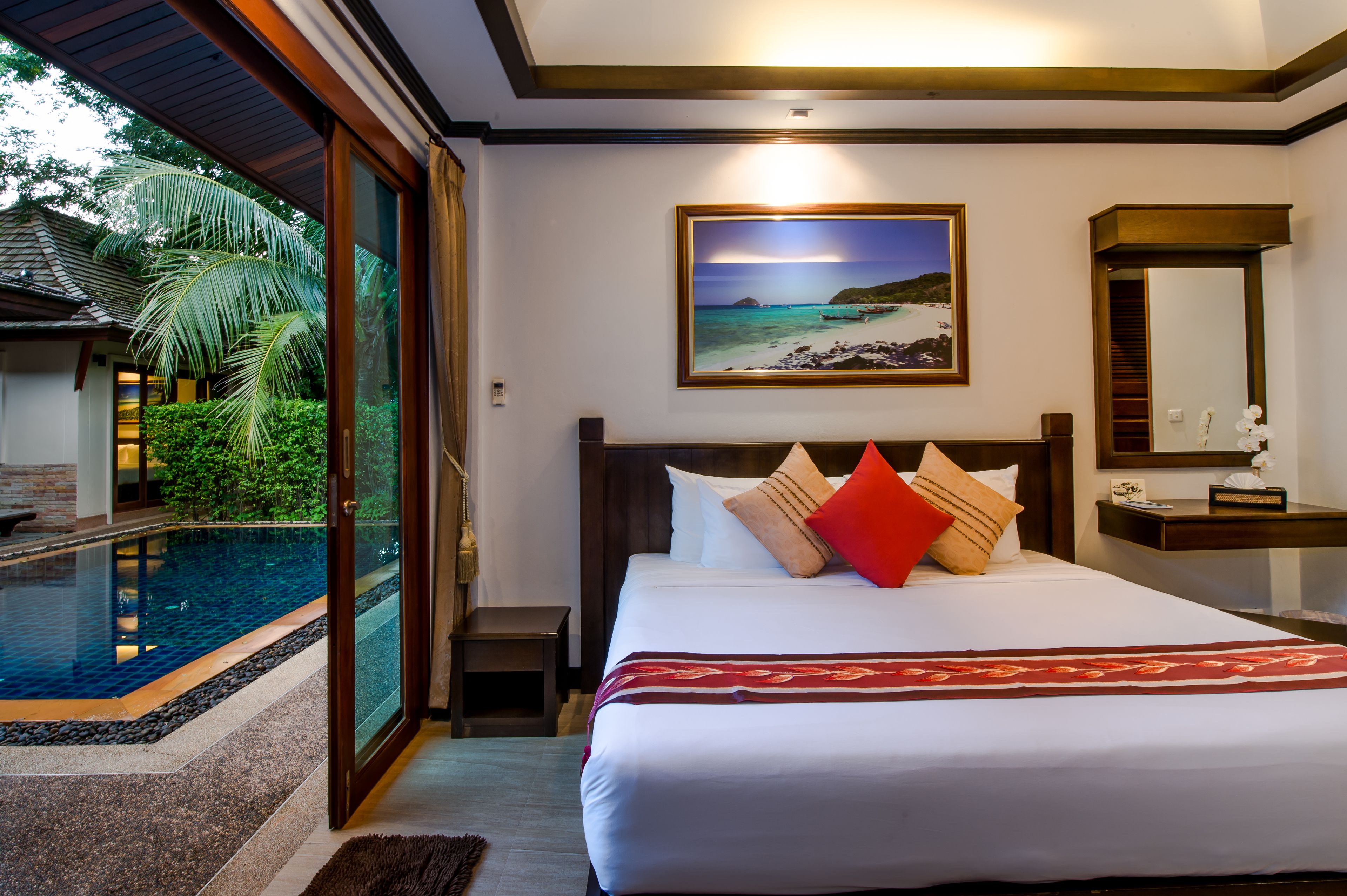 deluxe double room | view from room