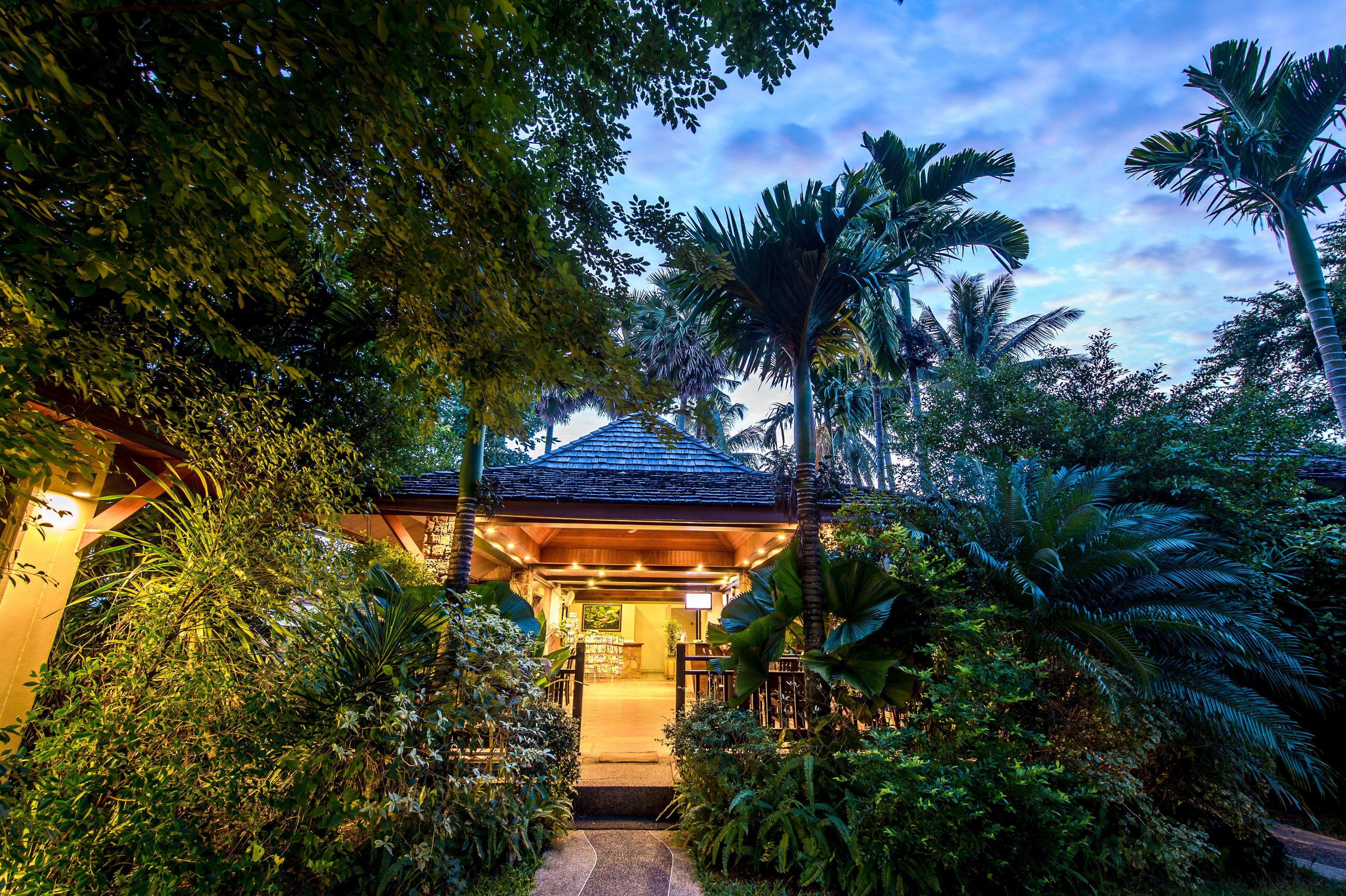 숙박 시설 입구