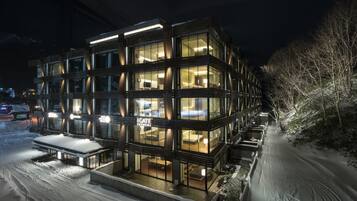 Front of property – evening/night