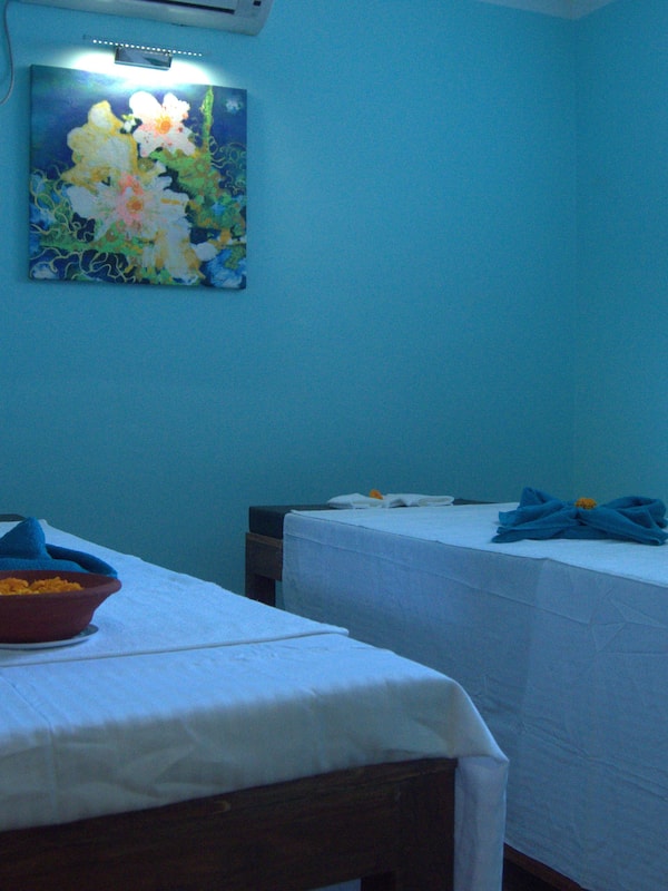 Sauna, steam room, body treatments, body scrubs, facials