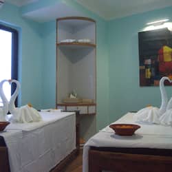 Sauna, steam room, body treatments, body scrubs, facials
