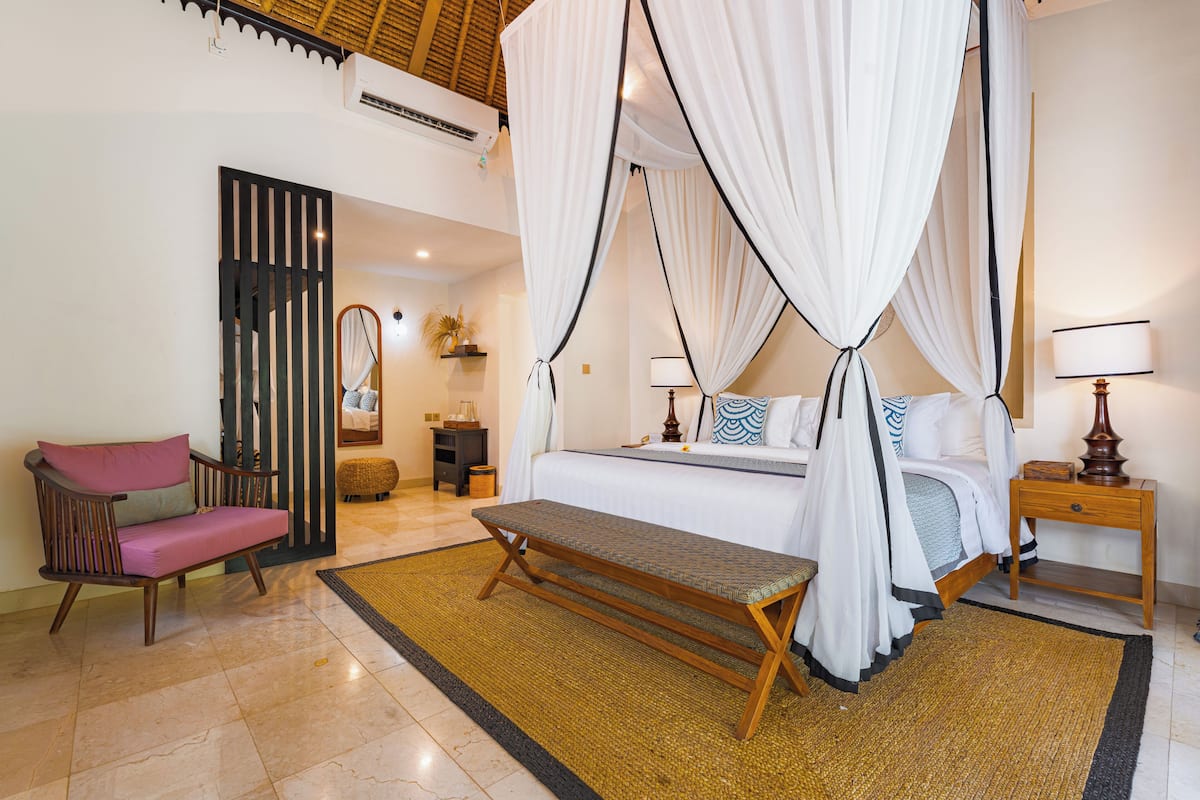 Vila, pemandangan kolam renang (Rice Terrace) | 1 kamar tidur, seprai premium, minibar, dan brankas