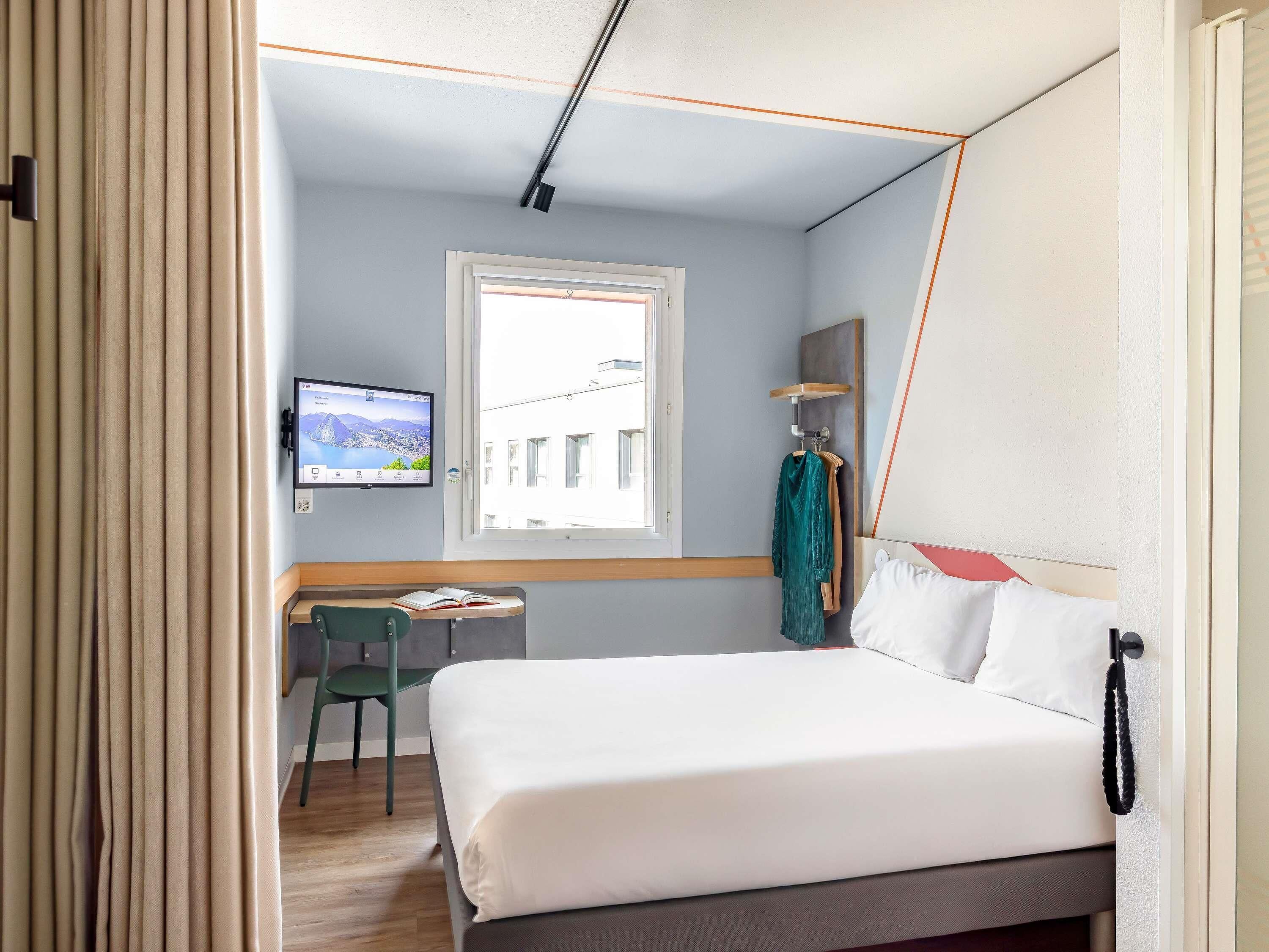 ห้องพัก, เตียงใหญ่ 1 เตียง | โต๊ะทำงาน, ห้องเก็บเสียง, เปล/เตียงเด็กอ่อน (ฟรี), Wi-Fi ฟรี