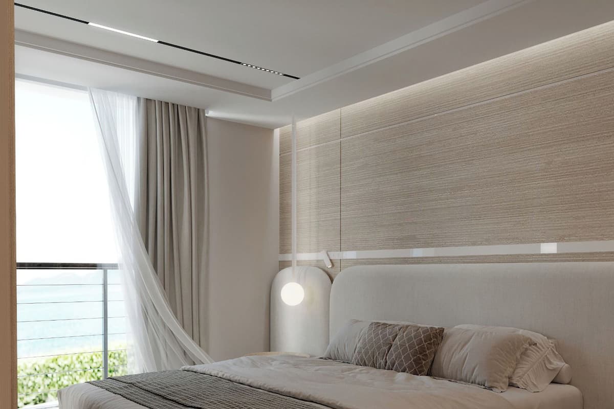 Grand Suite, Sea View | 1 bilik tidur, peralatan tempat tidur premium, bar mini
