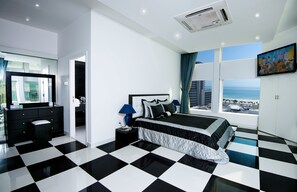 Villa, Private Pool | Minibar, in-room safe, desk, iron/ironing board