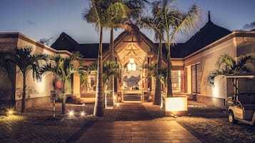 Front of property - evening/night