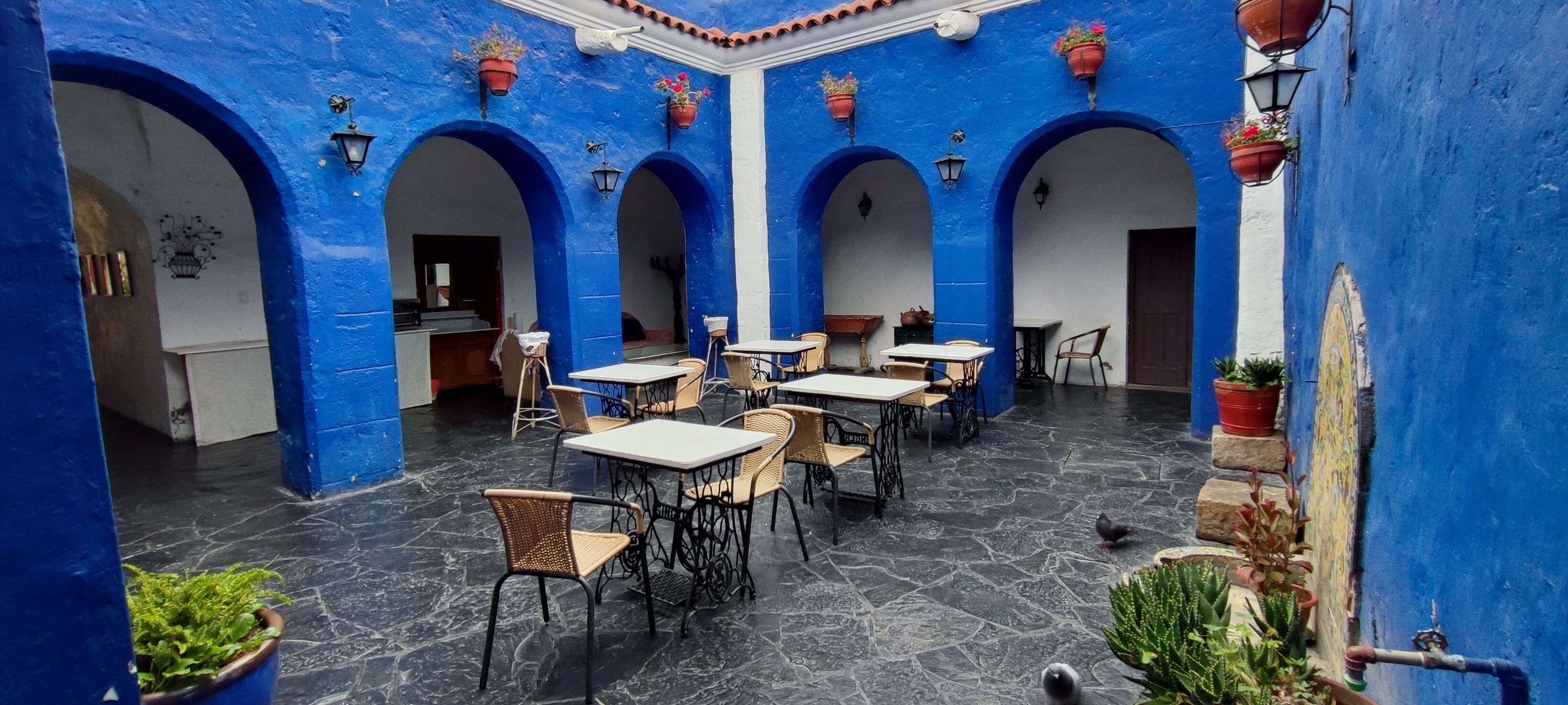 Free daily self-service breakfast 