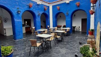 Free daily self-service breakfast