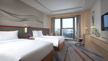 Minibar, in-room safe, desk, blackout curtains