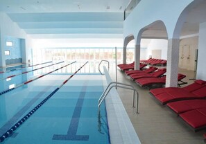 Indoor pool, outdoor pool
