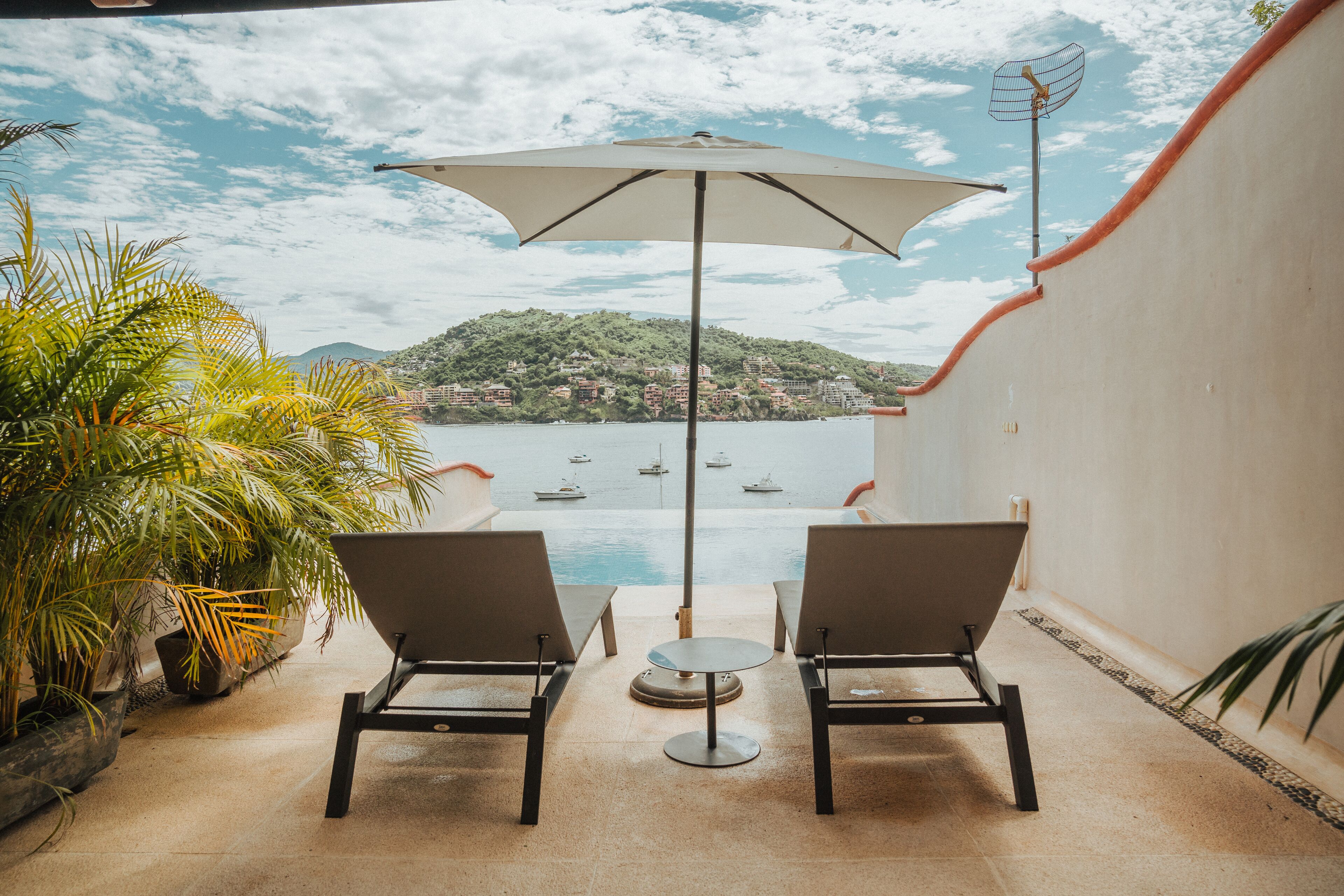 尊榮客房, 私人泳池, 海景 | 客房景觀