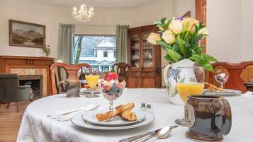 Free daily full breakfast