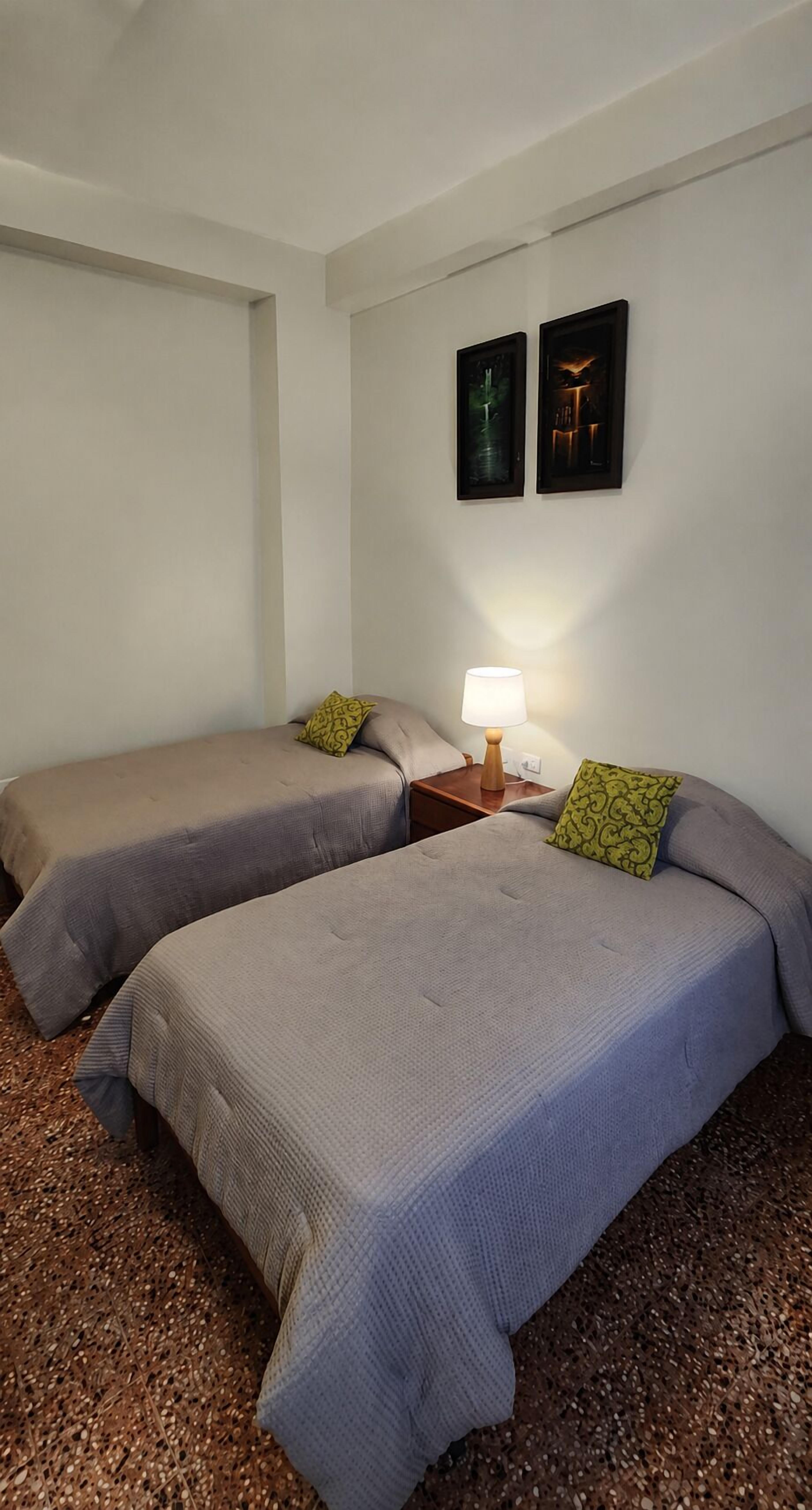 Standard Twin Room, Multiple Beds, Private Bathroom | WiFi (free), bed sheets